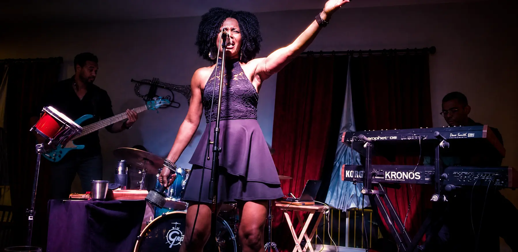 Live performance with band
